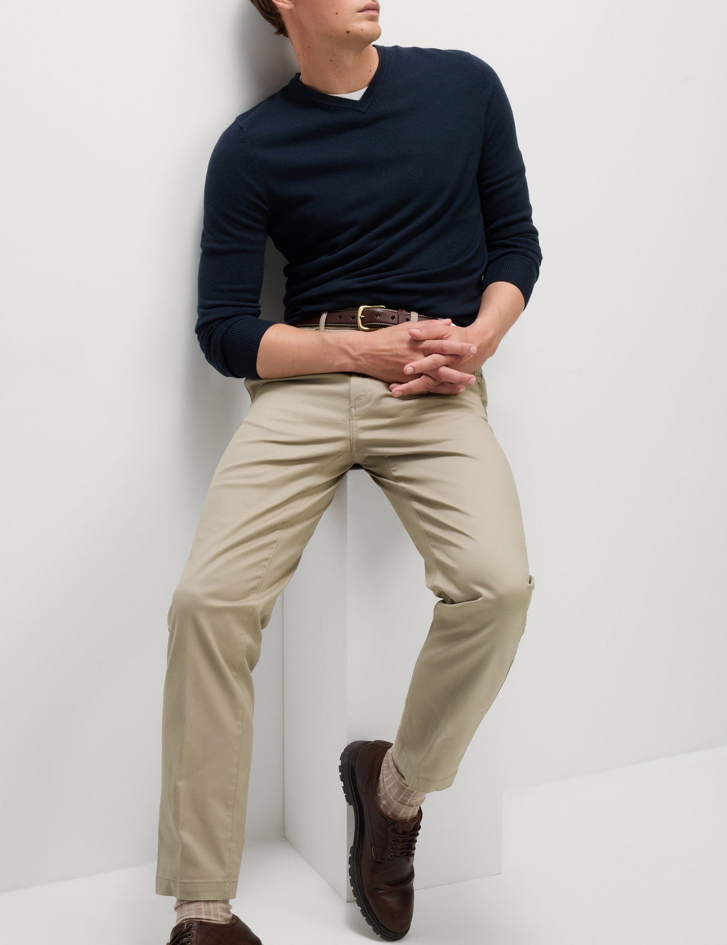 Regular Fit Heritage Twill Chino Pantolon
