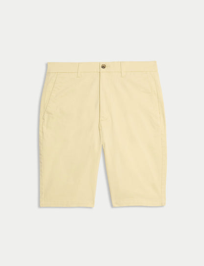 Regular Fit Streç Chino Şort