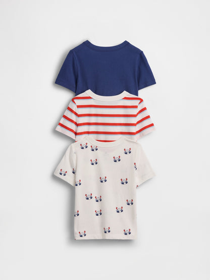 Çok Renkli Mix & Match Cep T-shirt (3’lü)