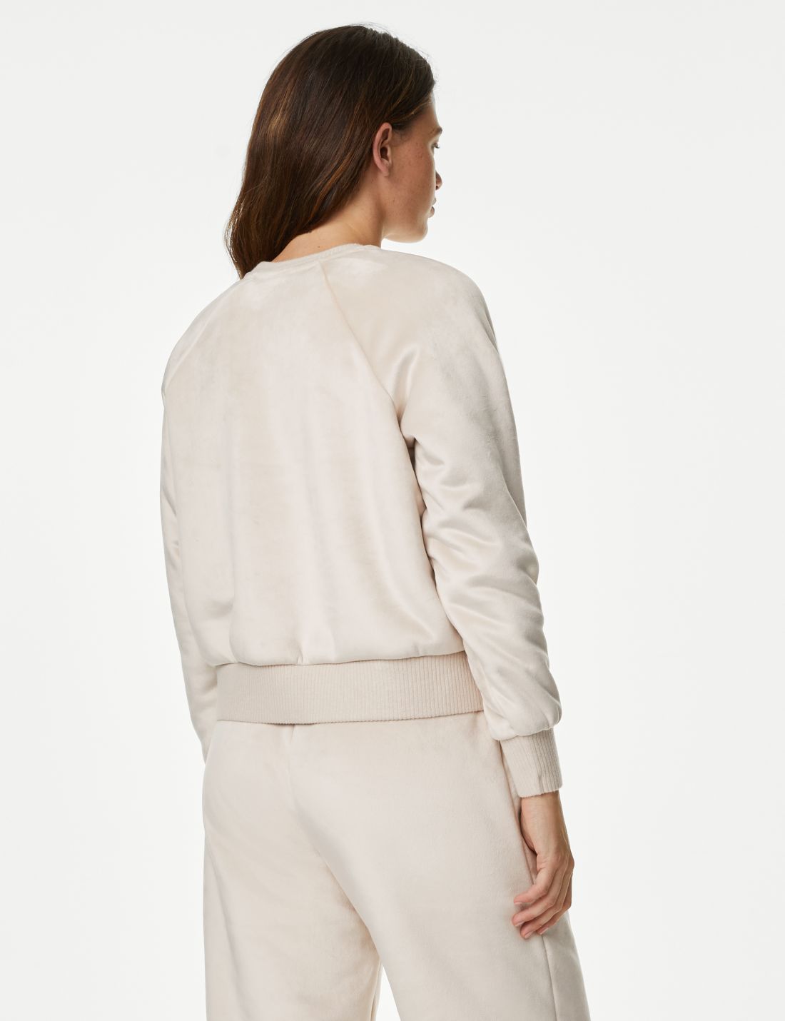 Yuvarlak Yaka Polar Sweatshirt