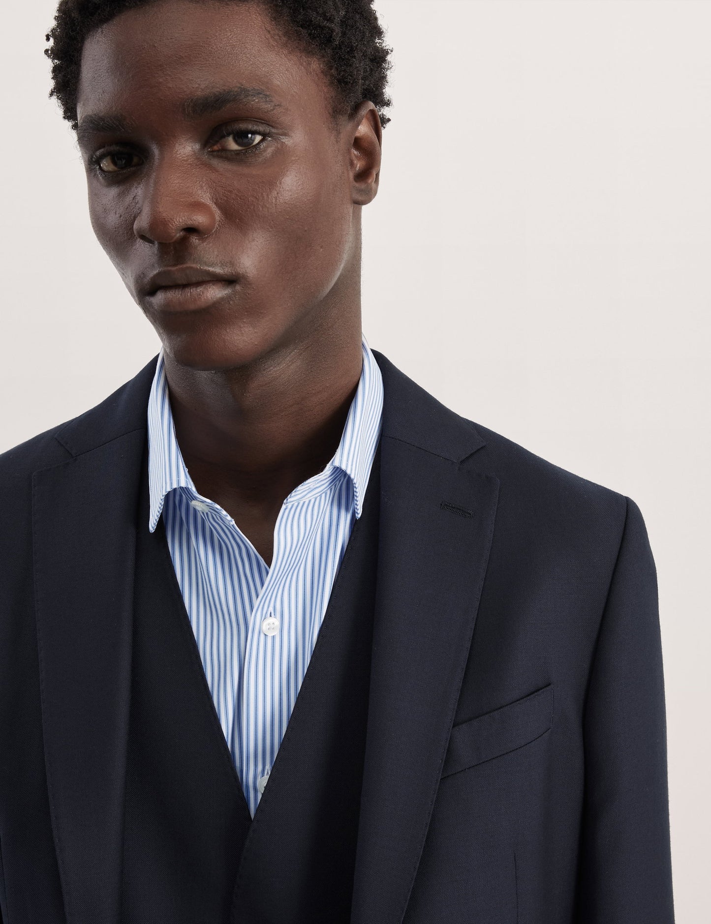Tailored Fit Klasik Saf Yün Ceket