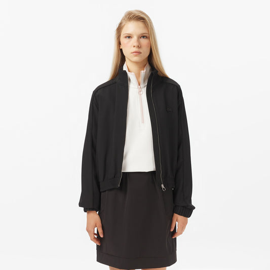 Lacoste Kadın Fermuarlı Siyah Gömlek