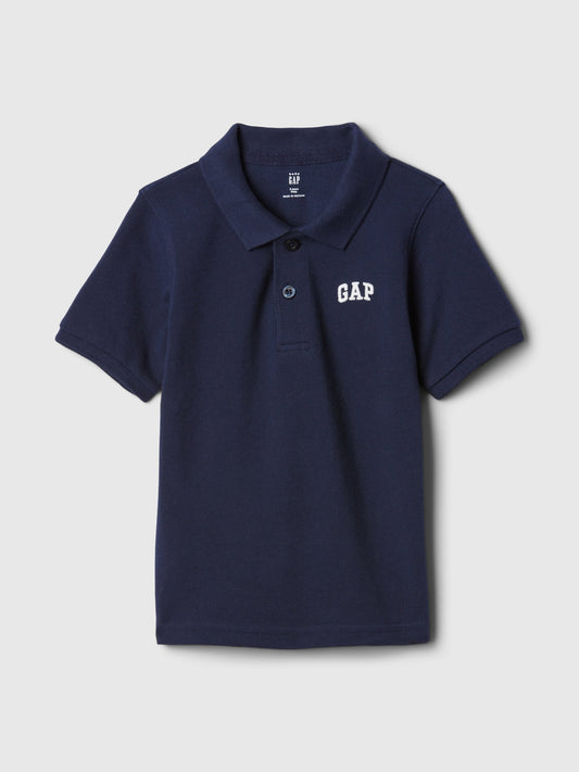 Lacivert Gap Logo Polo Yaka T-shirt