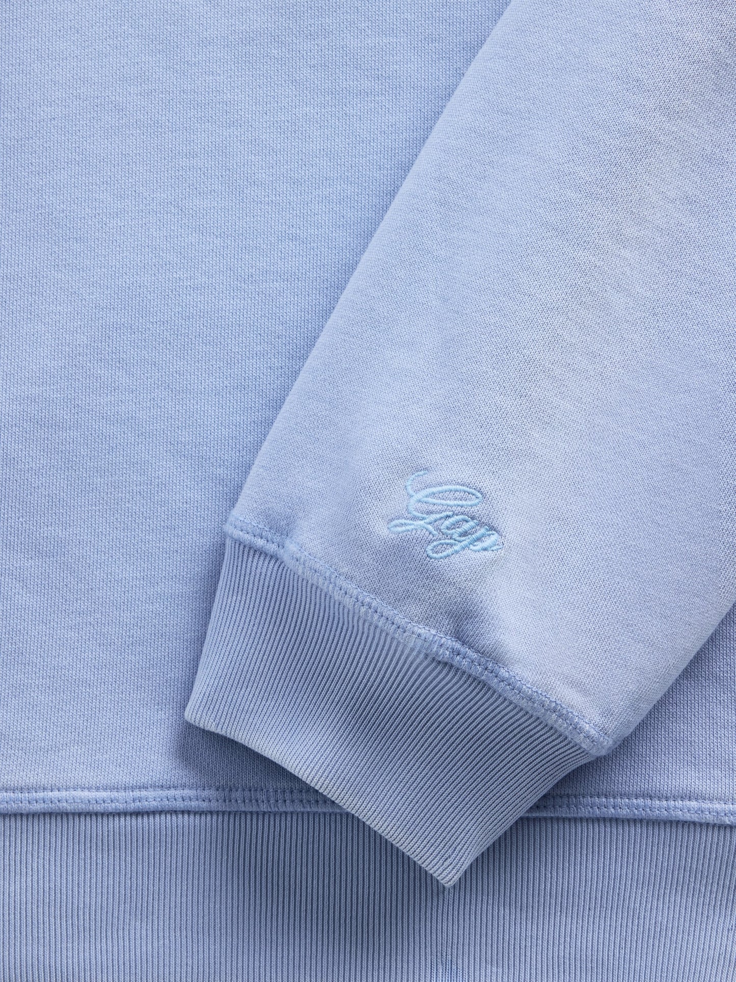 Açık Mavi Gap × Summer Fridays Oversized Raglan Logo Sweatshirt