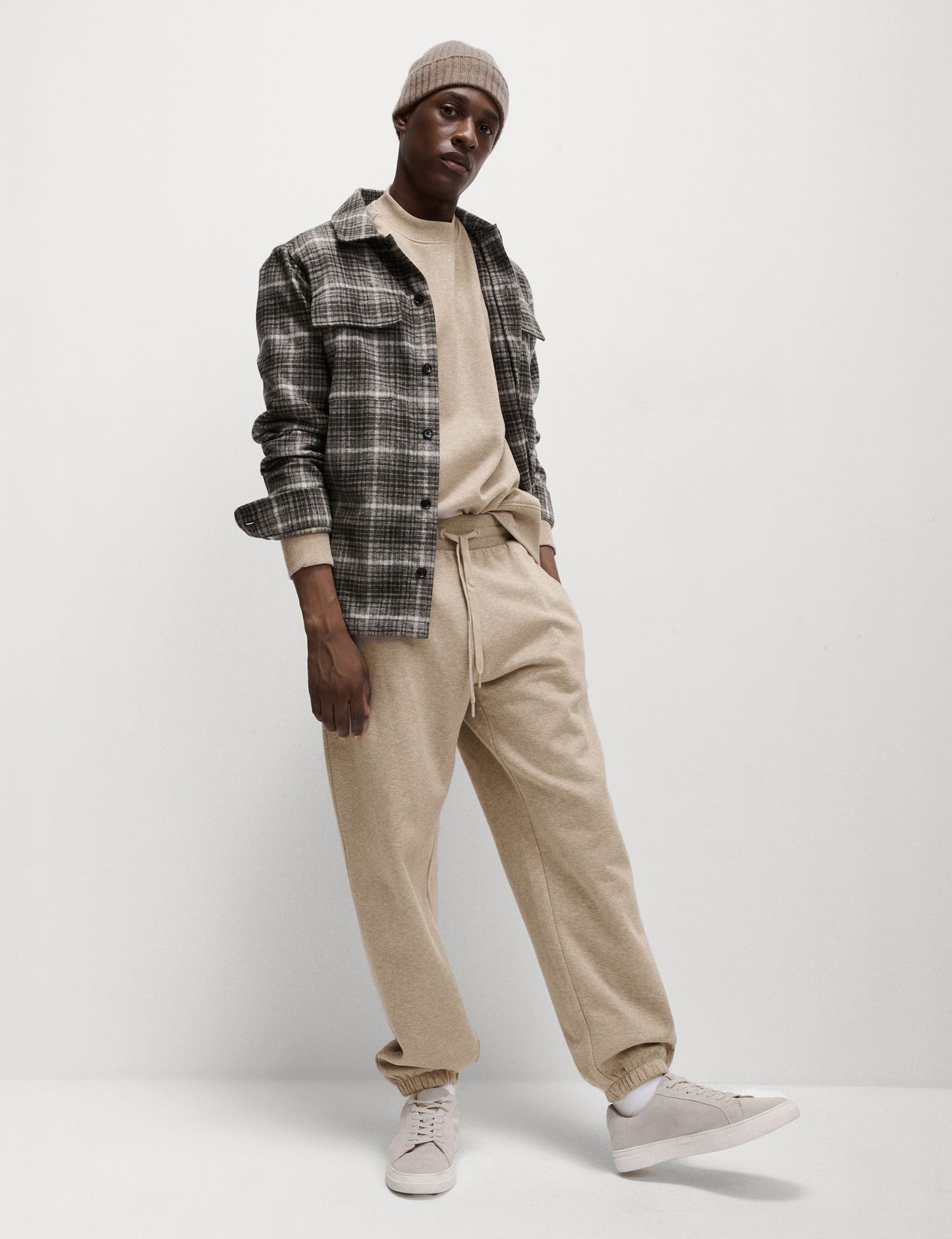 Saf Pamuklu Relaxed Fit Sweatshirt