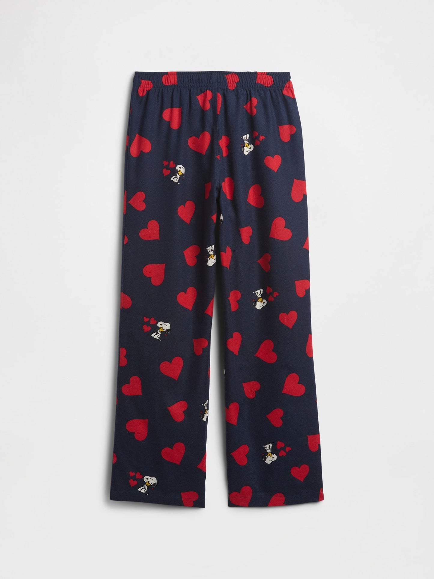 Lacivert Peanuts %100 Recycled Flannel Pijama Altı