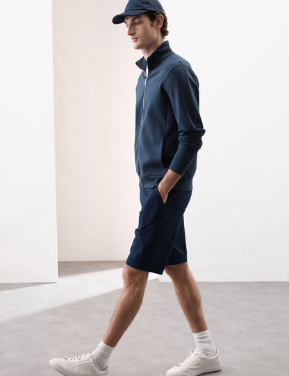 Pamuk Karışımlı Regular Fit Lightweight Chino Şort