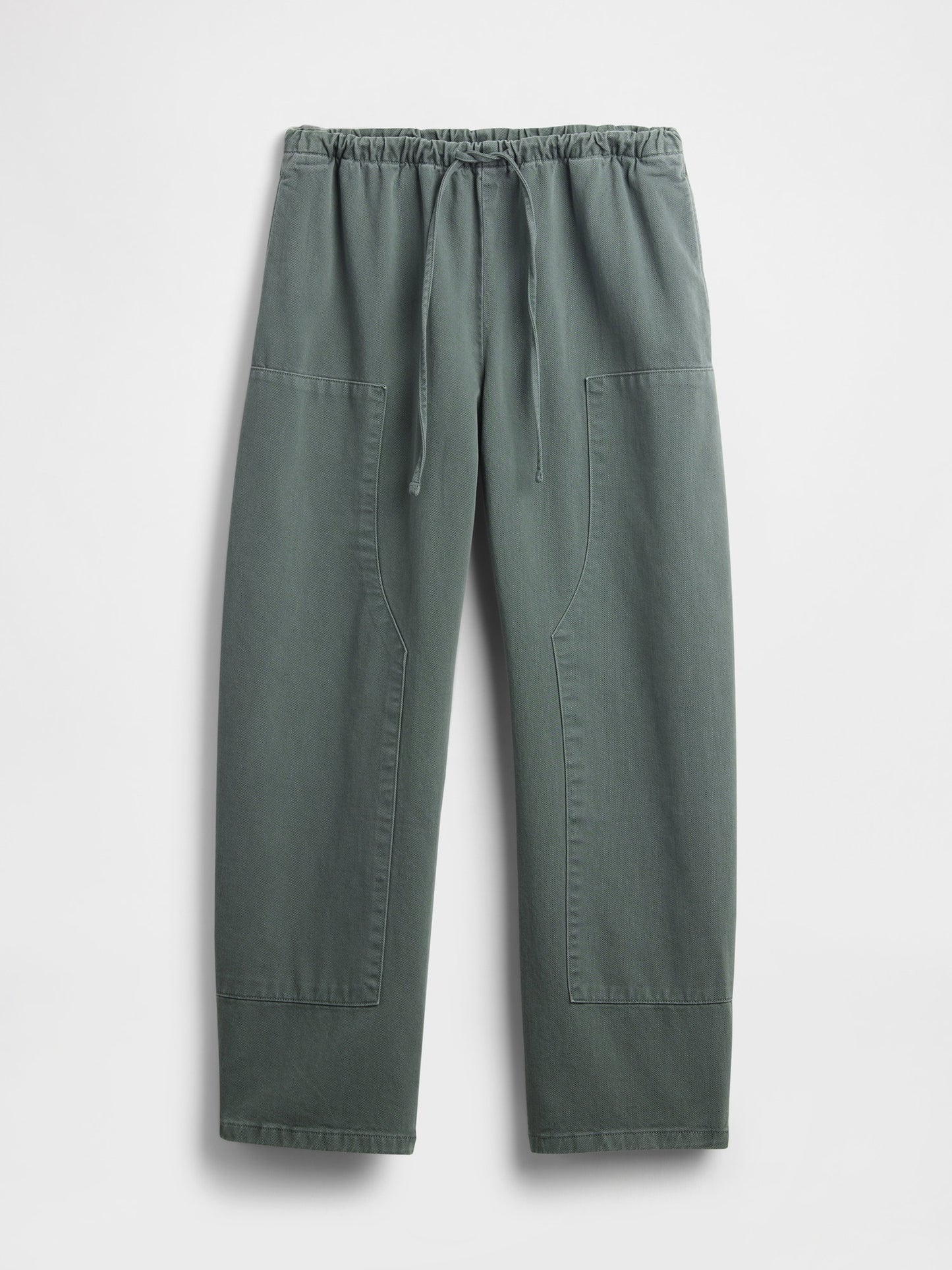Haki Easy Double-knee Barrel Pantolon