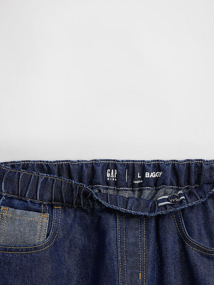 Mavi Low Rise Baggy Metalik Jean Pantolon