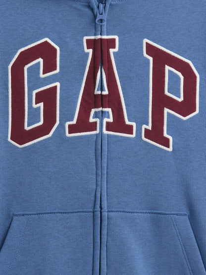 Mavi Relaxed Gap Logo Fransız Havlu Kumaş Fermuarlı Sweatshirt