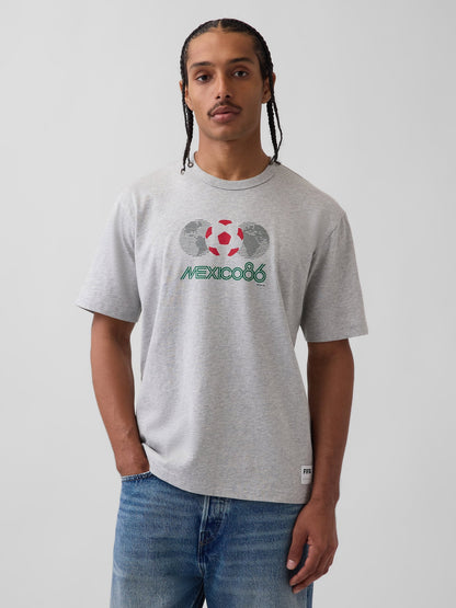 Gri Fifa World Cup™ Klasikleri Relaxed Grafik T-shirt