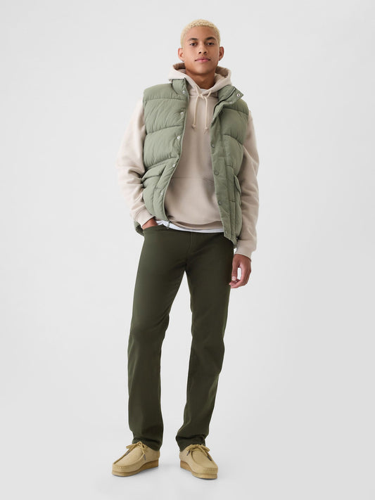 Haki Straight Fit City Jean Pantolon