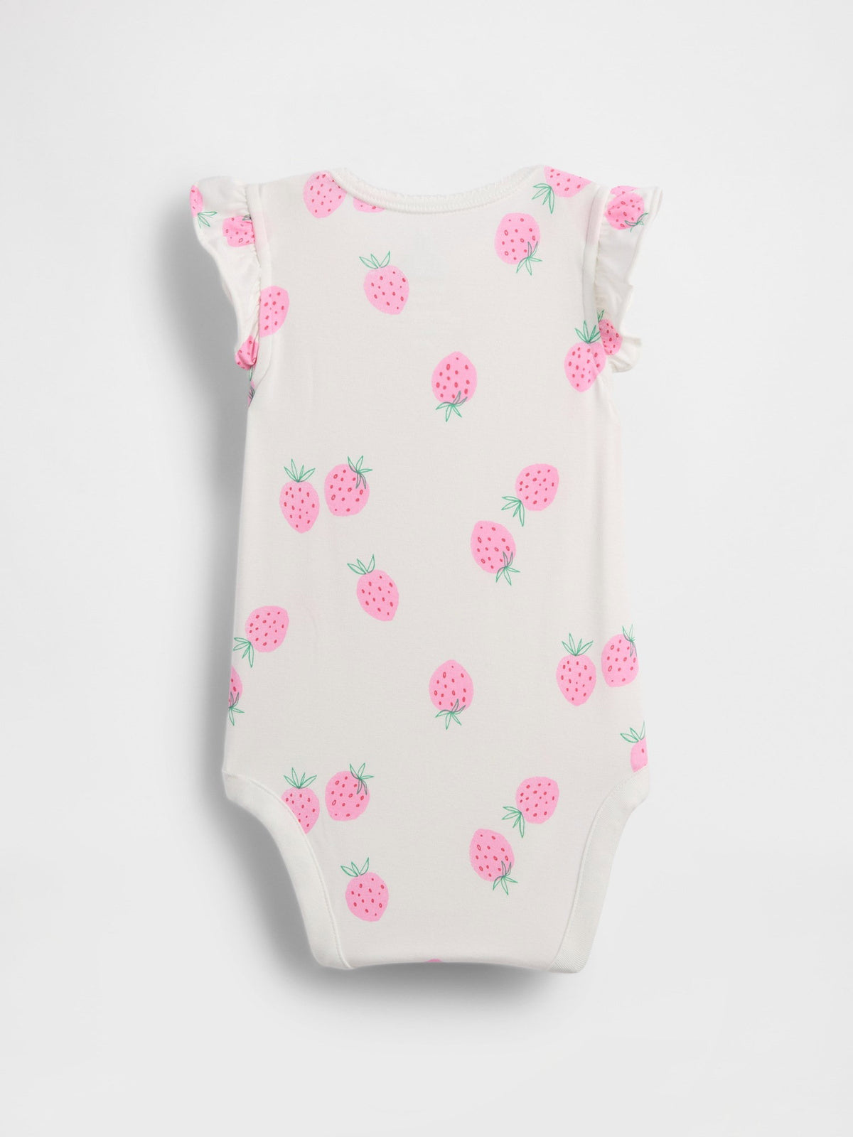 Kırık Beyaz First Favorites Flutter-sleeve Bodysuit