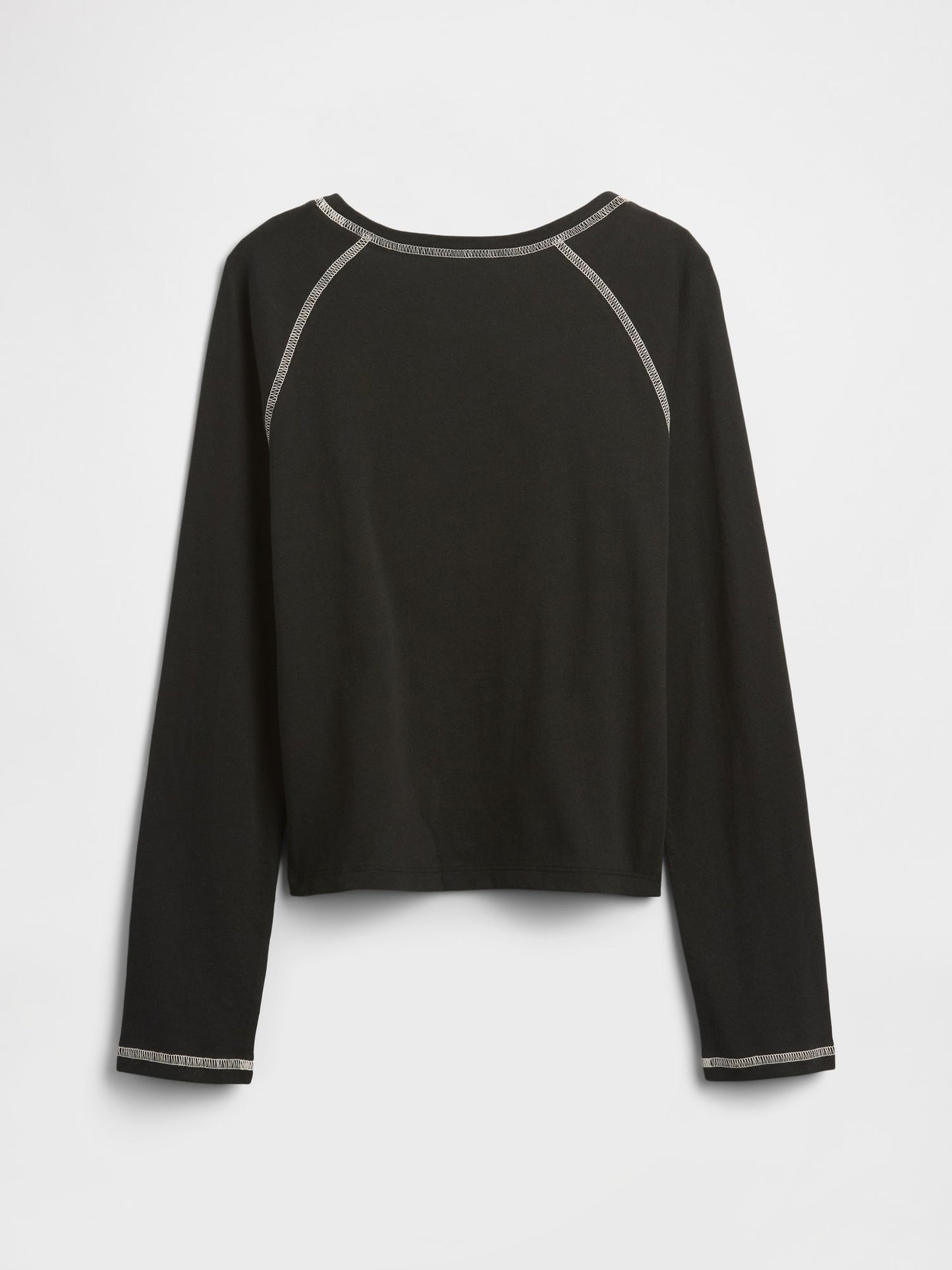 Siyah Gap × Disney The Nightmare Before Christmas Raglan T-shirt