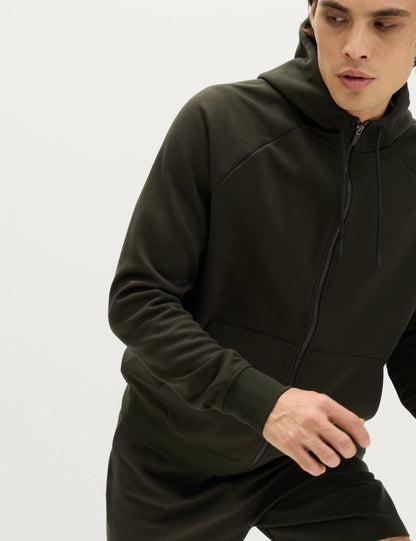 Fermuarlı Kapüşonlu Hoodie