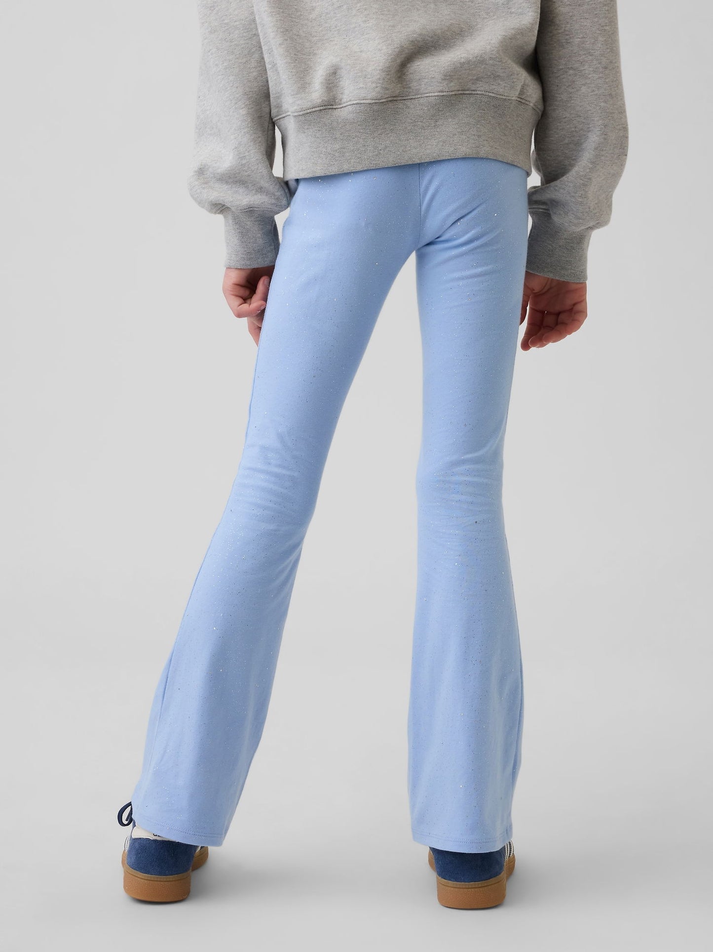 Açık Mavi Flare Legging Tayt