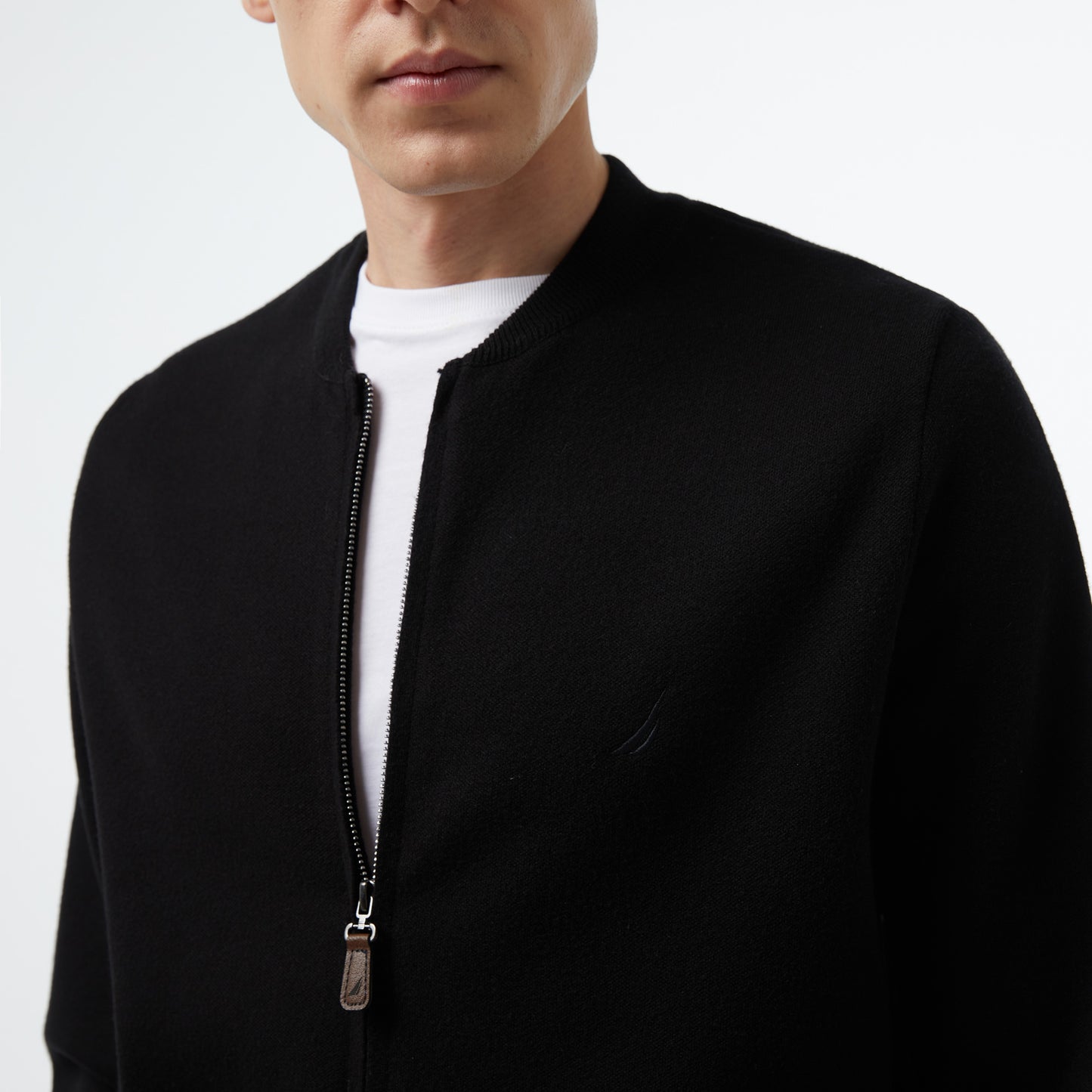 Nautica Erkek Siyah Regular Fit Hırka