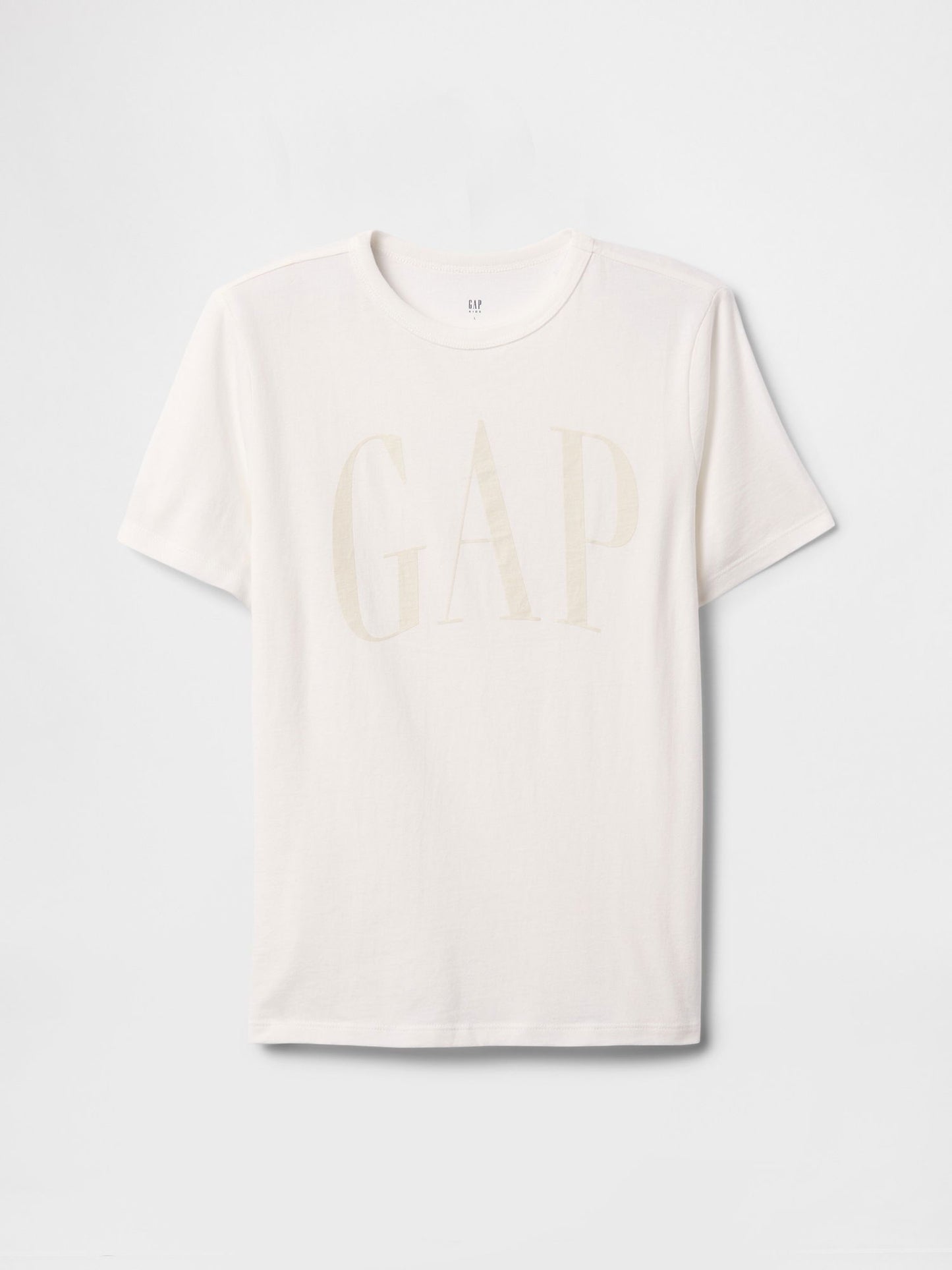 Kırık Beyaz Gap Logo T-shirt