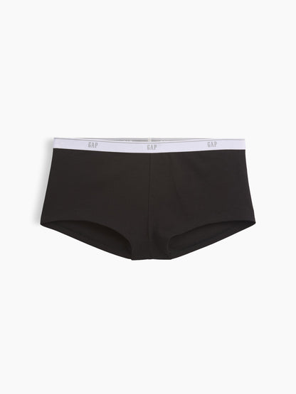 Gri Softmade Organik Stretch Pamuk Logo Short