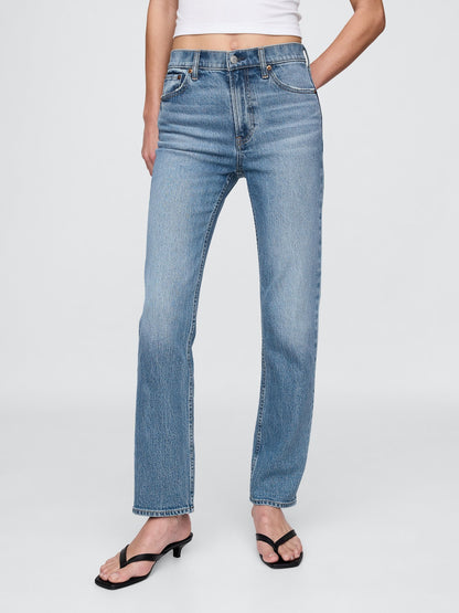 Medium Indigo 15 90s Straight Washwell™ Jean Pantolon