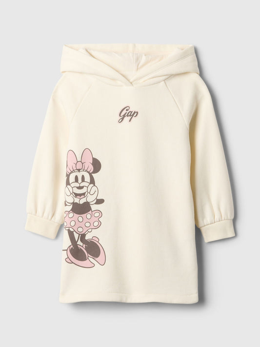Bej Gap Logo Minnie Mouse Vintage Soft  Sweatshirt Elbise