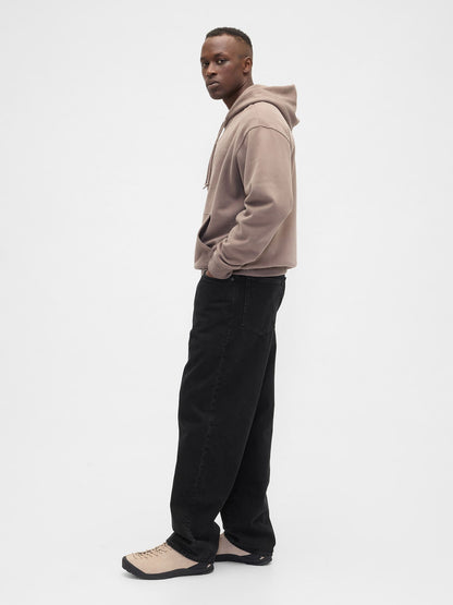 Siyah Baggy Jean Pantolon