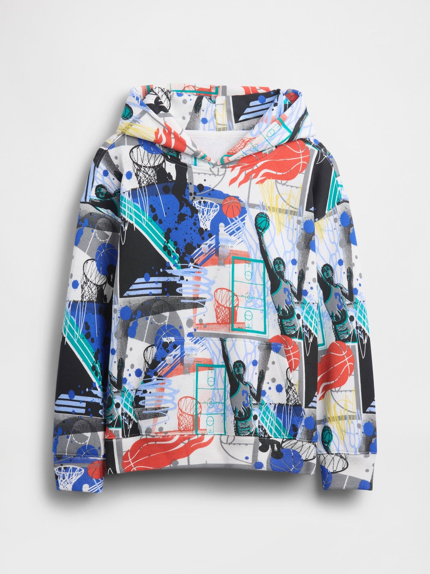 Çok Renkli Vintagesoft Relaxed Grafik Sweatshirt