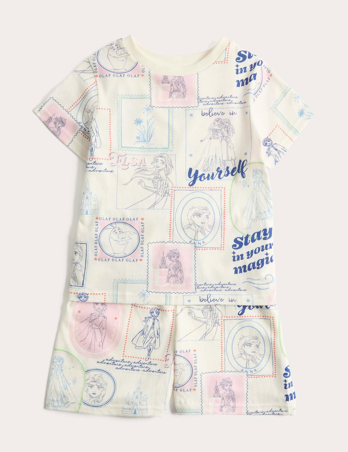 Frozen Pamuklu Pijama Takımı