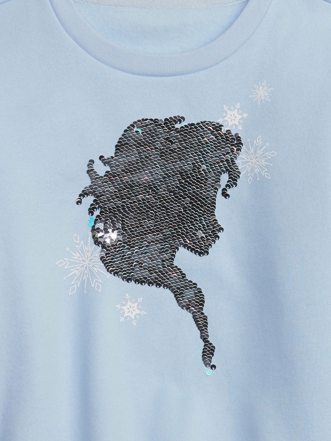 Mavi Pullu Disney Grafikli Sweatshirt