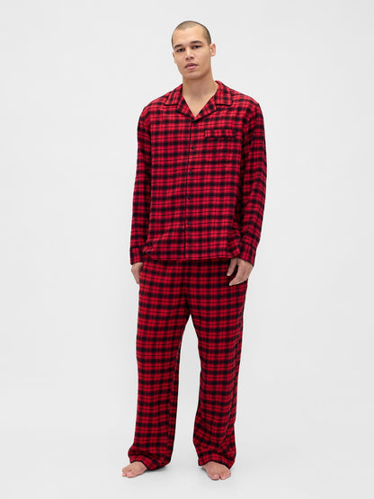 Kırmızı Softest Flannel Pijama Takımı