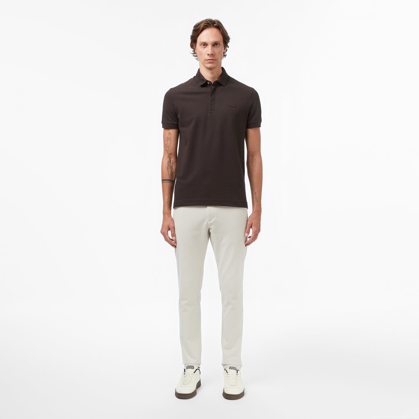Lacoste Erkek Regular Fit Kahverengi Polo