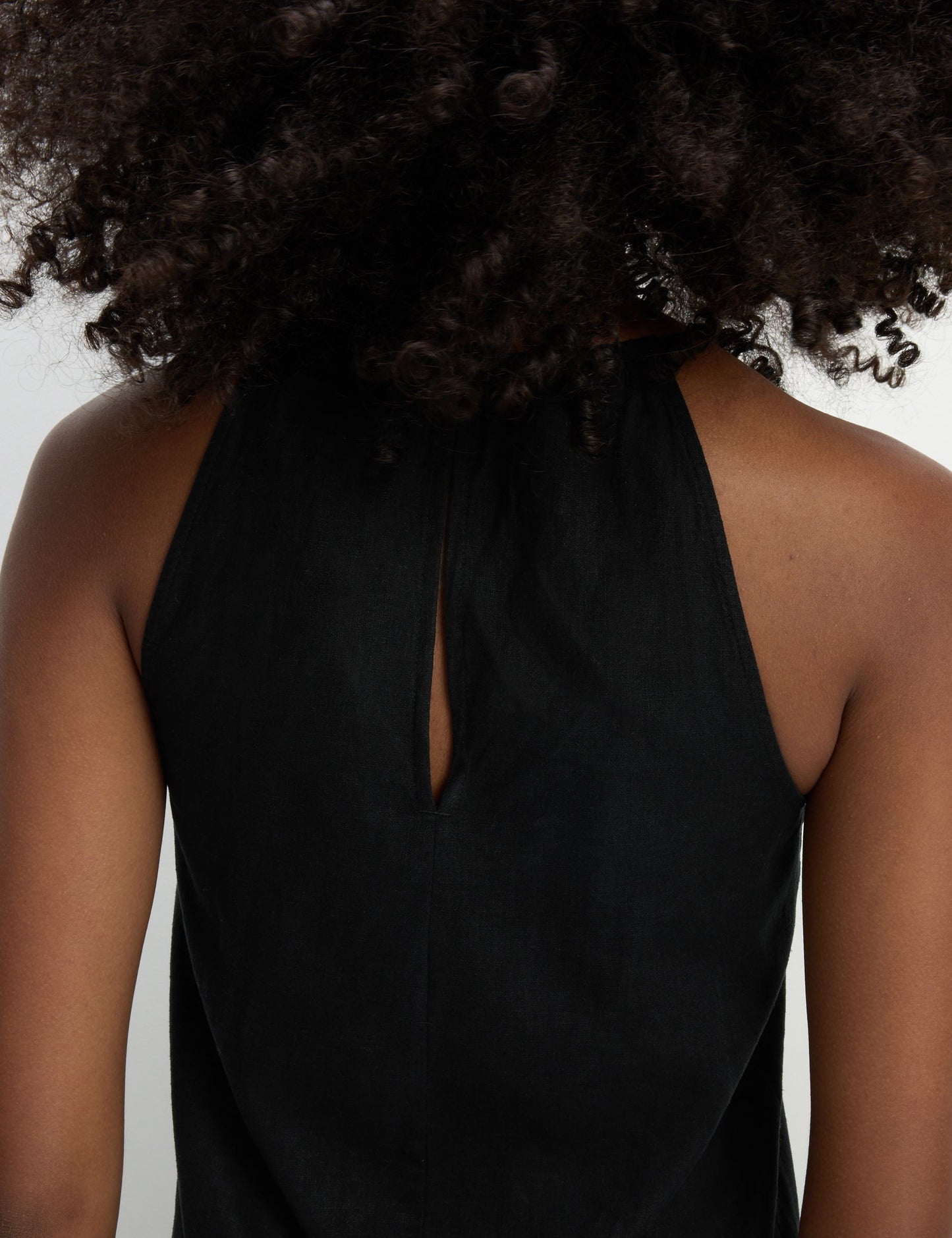 Halter Yaka Mini Plaj Elbisesi