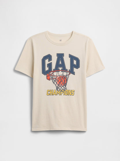 Bej Gap Grafik T-shirt