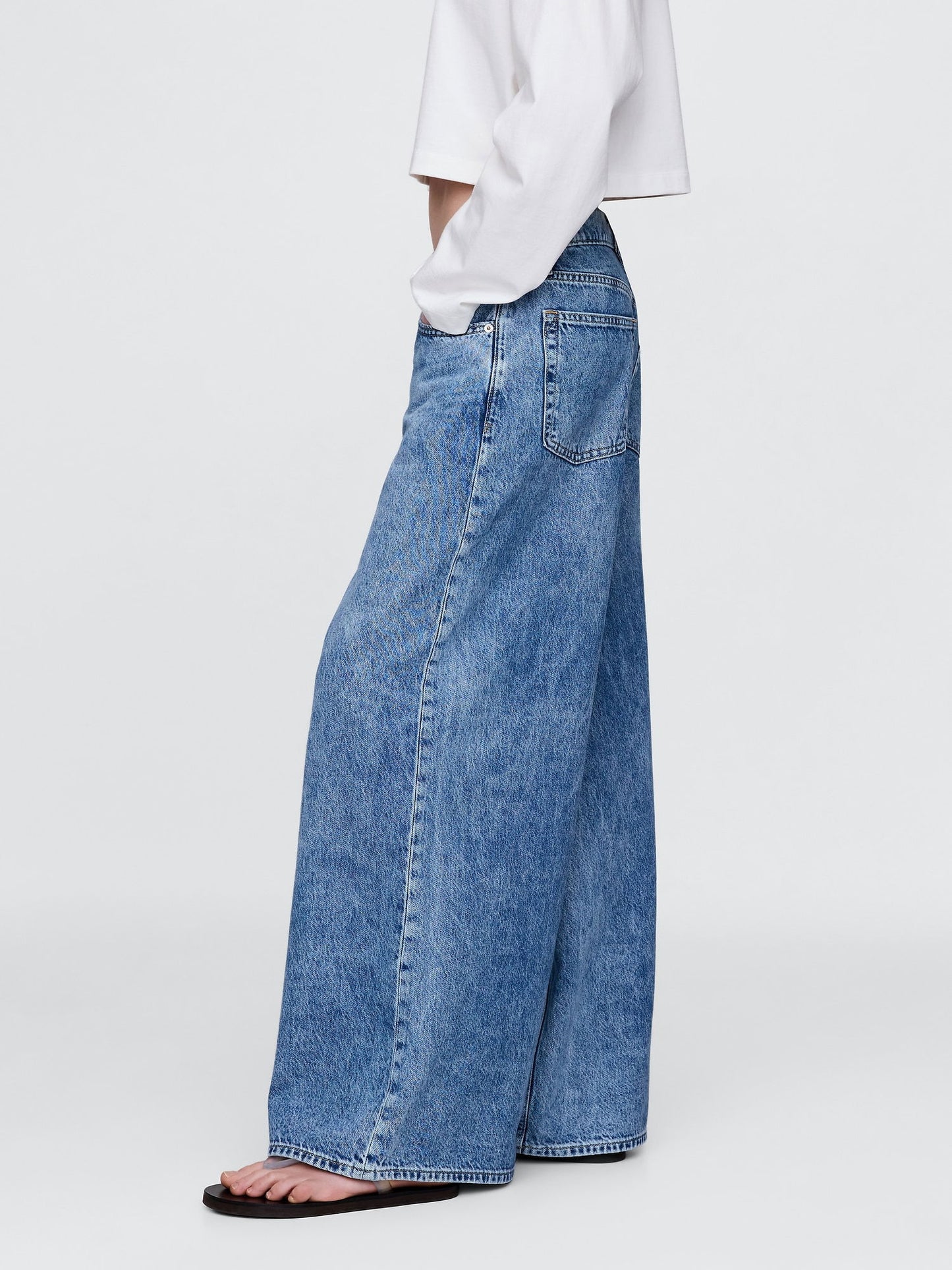 Mavi Low Rise Extra Baggy Jean Pantolon