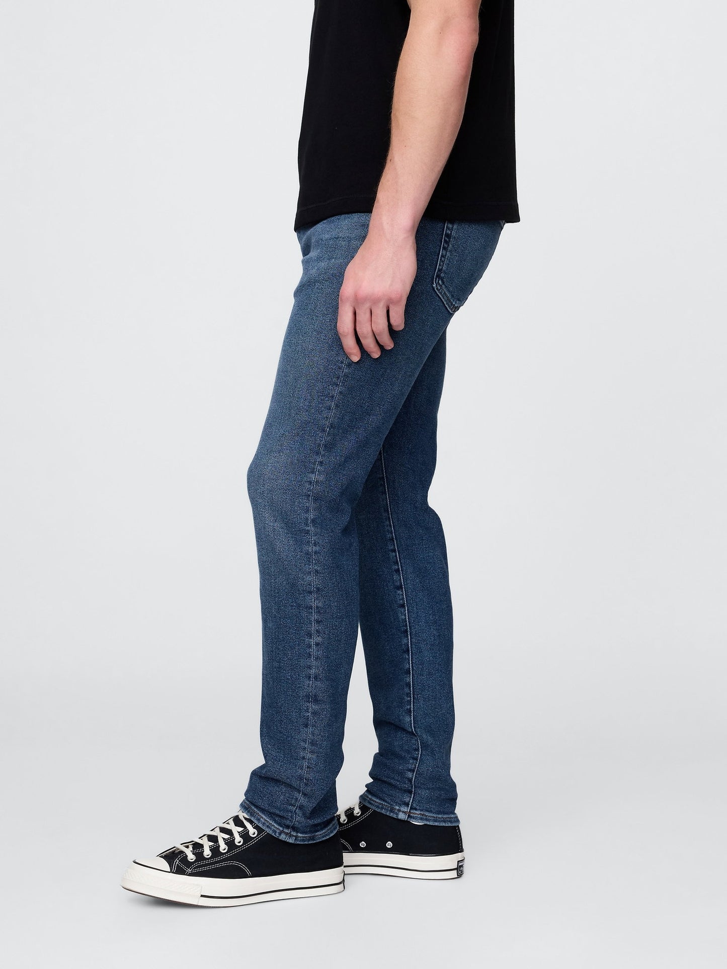 Koyu Mavi Gapflex Washwell Skinny Jean Pantolon