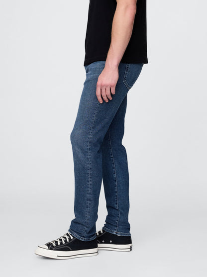 Koyu Mavi Gapflex Washwell Skinny Jean Pantolon