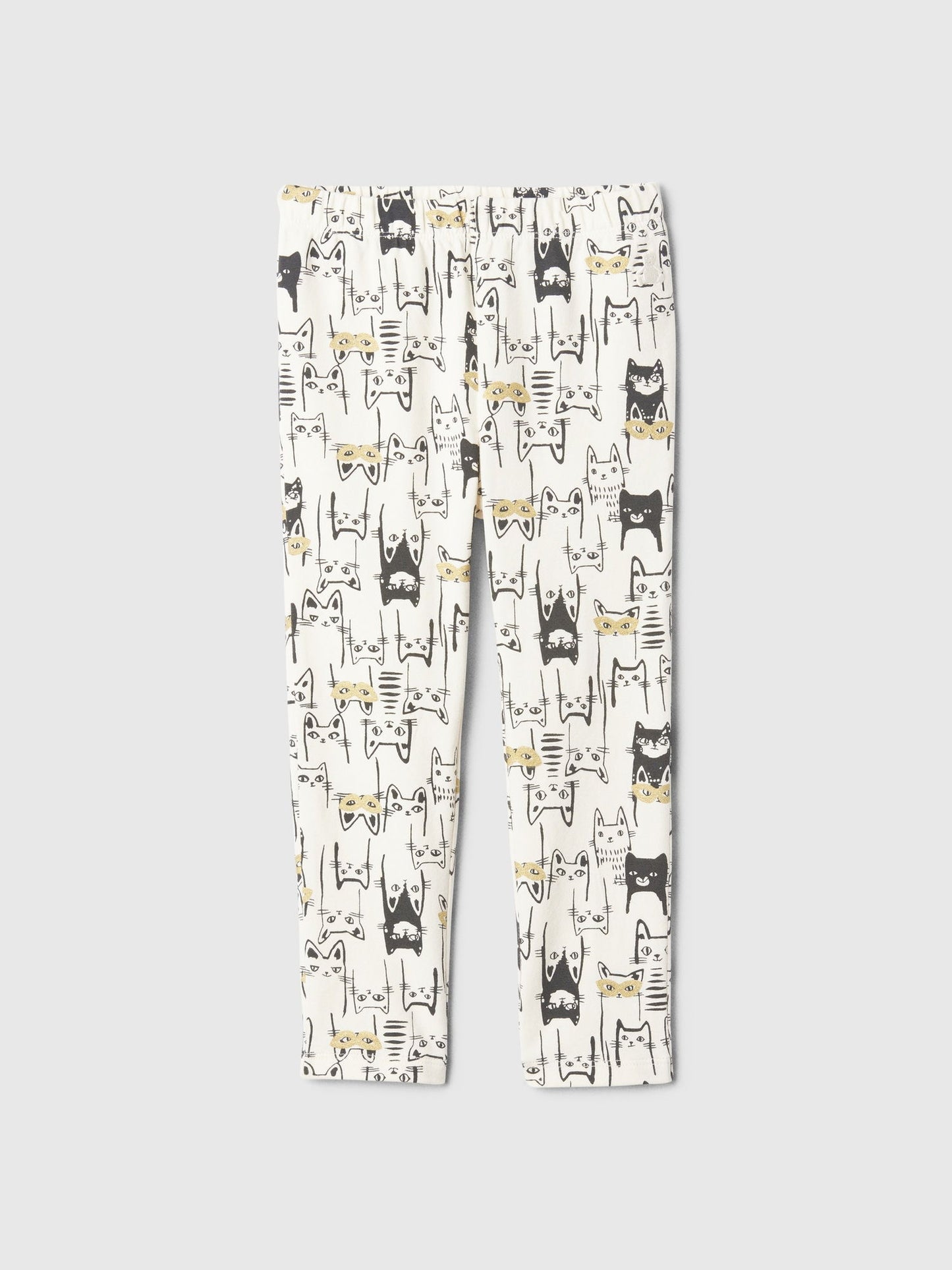 Kırık Beyaz Desenli Legging Tayt