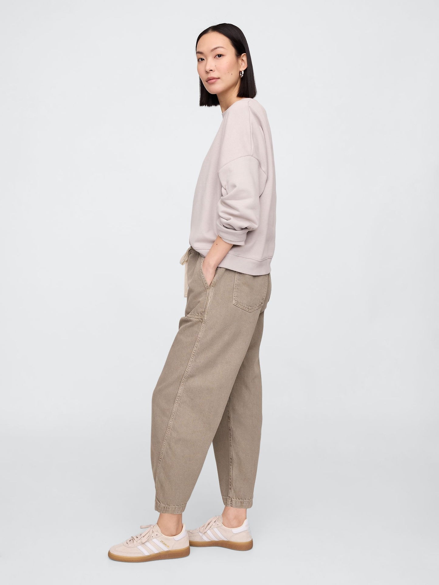 Bej Straight Jean Pantolon