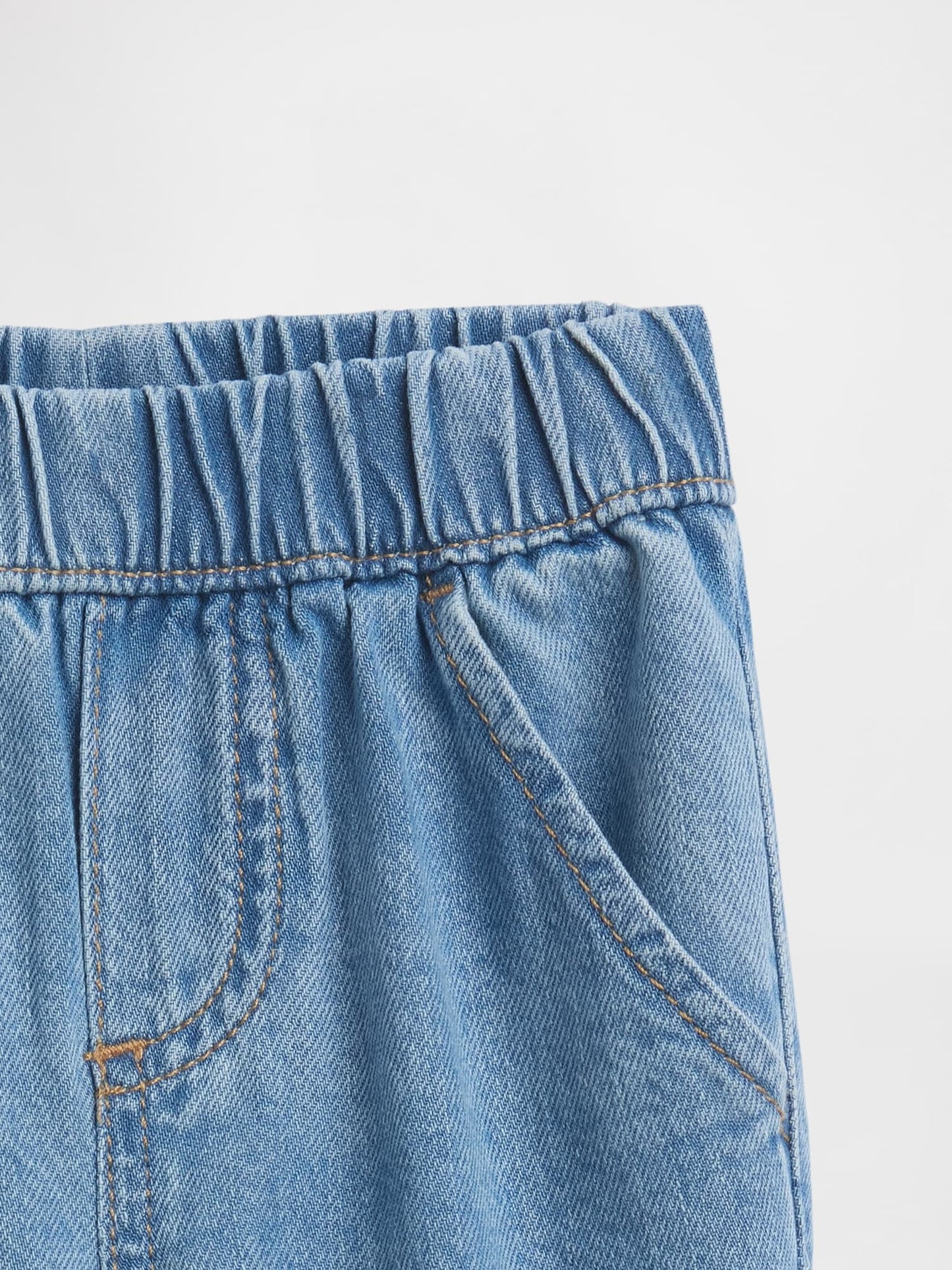 Mavi Babygap Pull-on Yumuşak Denim Pantolon