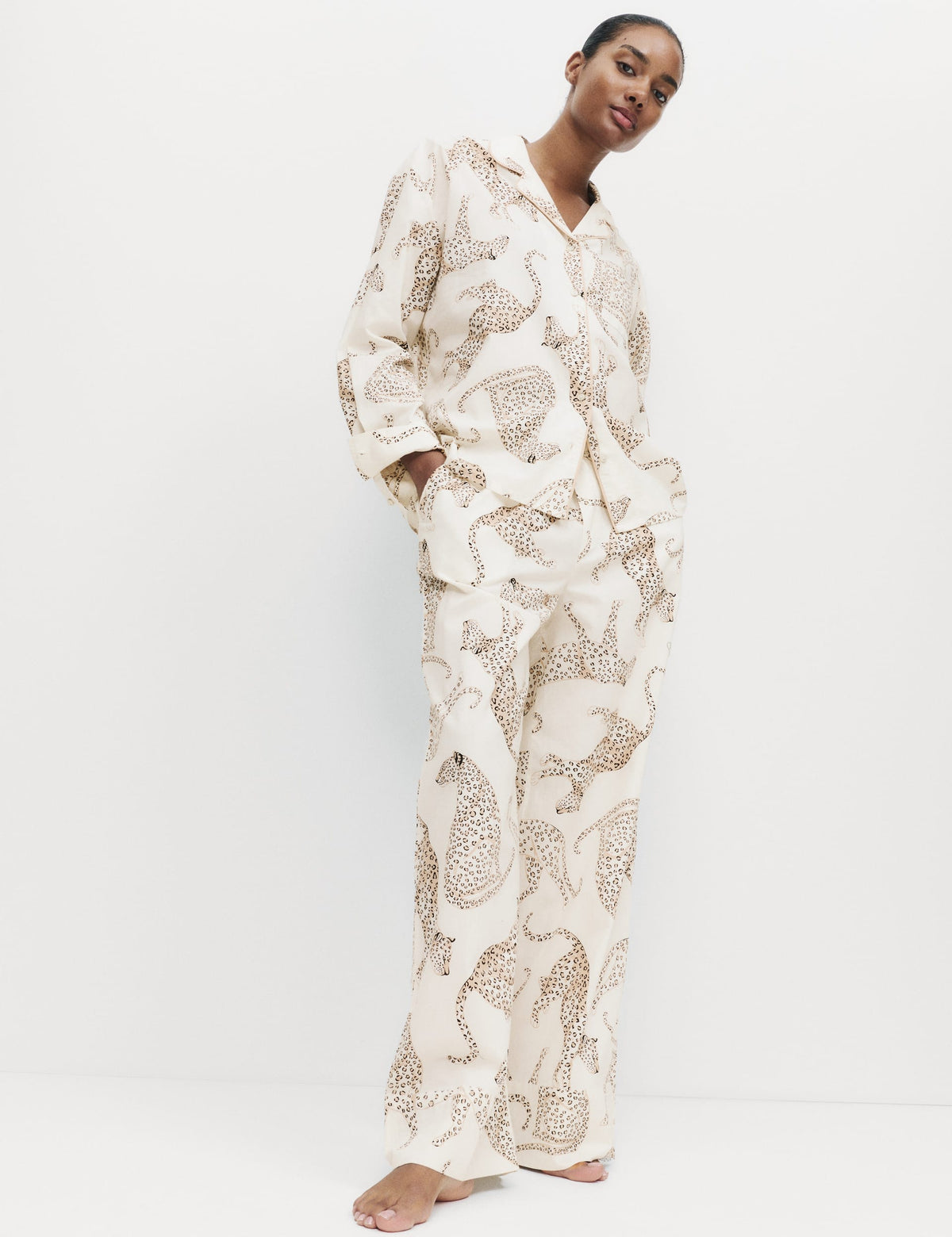 Pure Cotton Hayvan Desenli Pijama Altı
