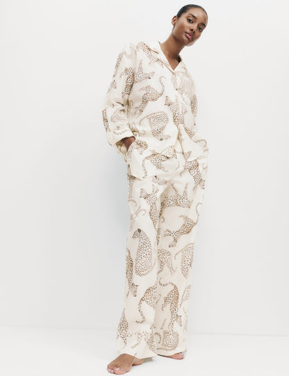 Pure Cotton Hayvan Desenli Pijama Altı