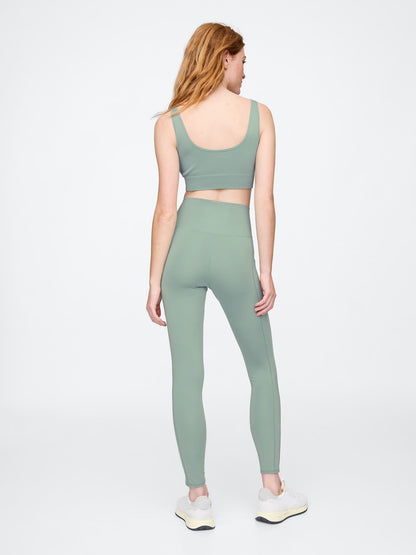 Yeşil Gapfit Sky High Studio Full-length Legging Tayt