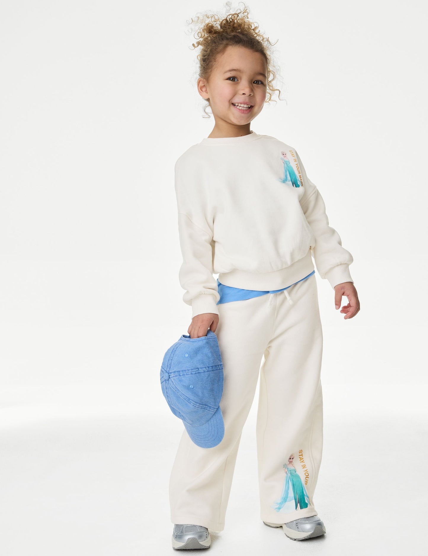 2 Parça Pamuklu Frozen:trade_mark: Jogger Ve T-shirt (2-8 Yaş)