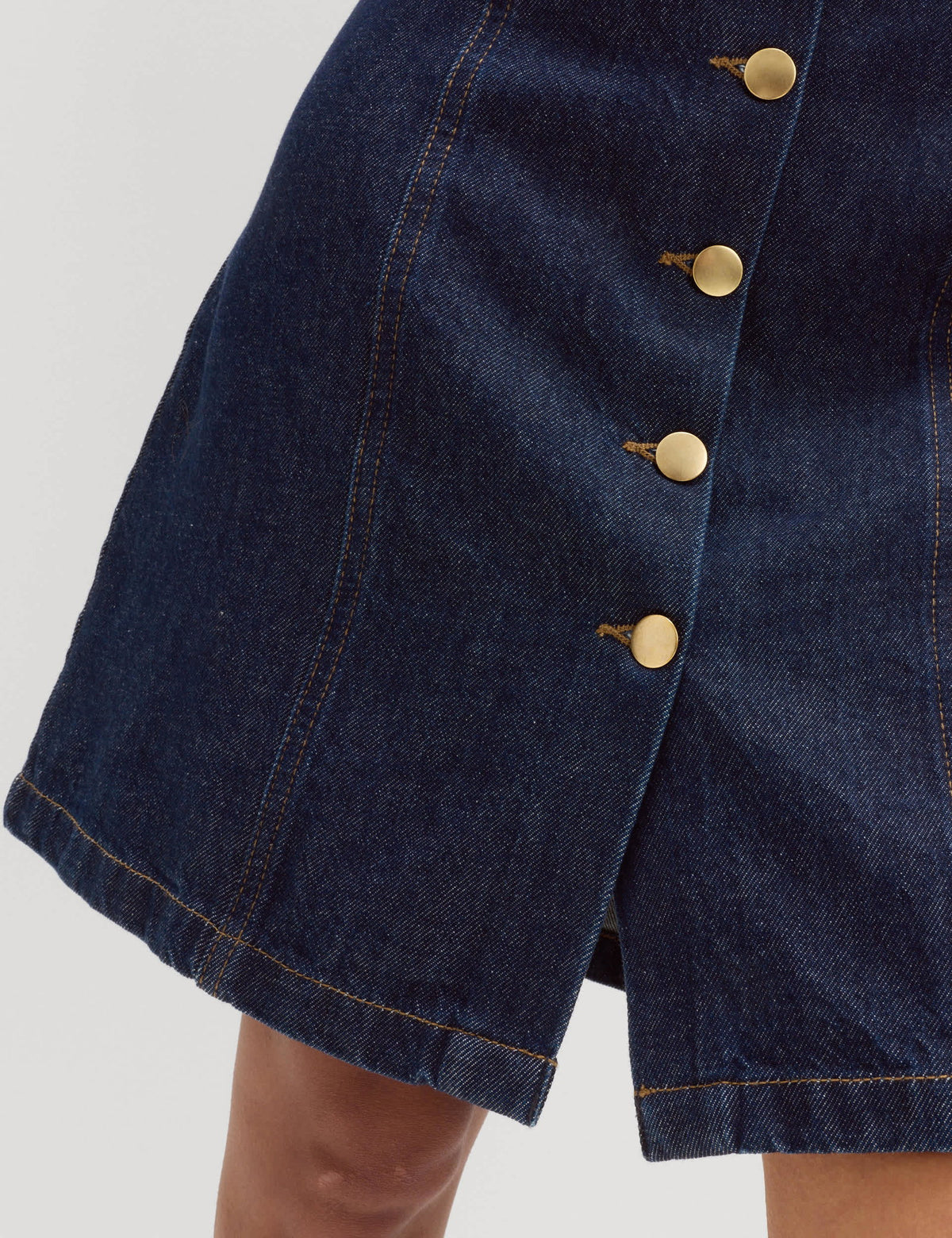 Denim Mini Elbise