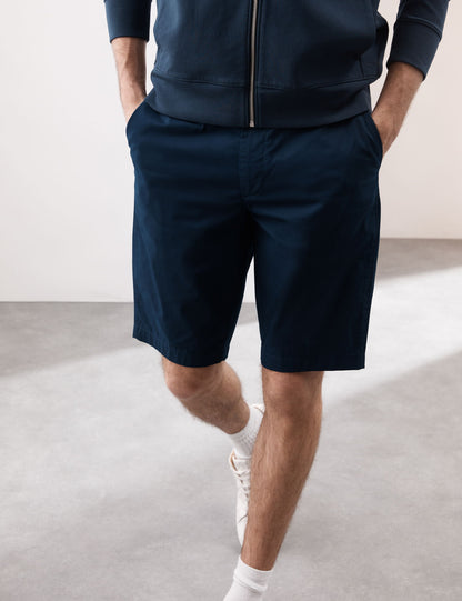 Pamuk Karışımlı Regular Fit Lightweight Chino Şort