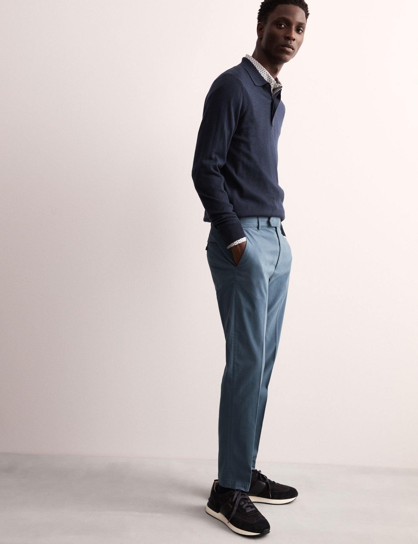 Tapered Fit Italian Chino Pantolon