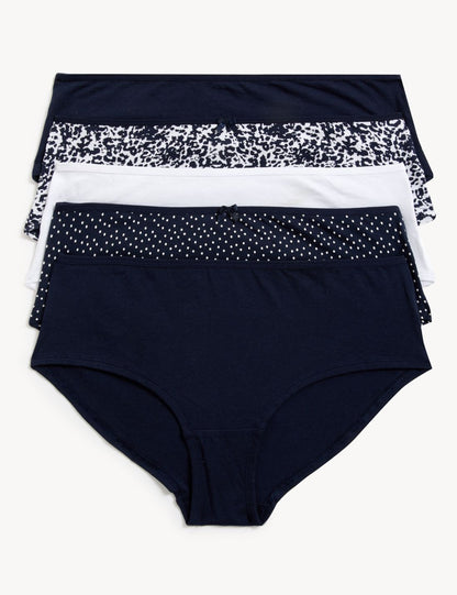 5'li Cotton Lycra Short Külot Seti