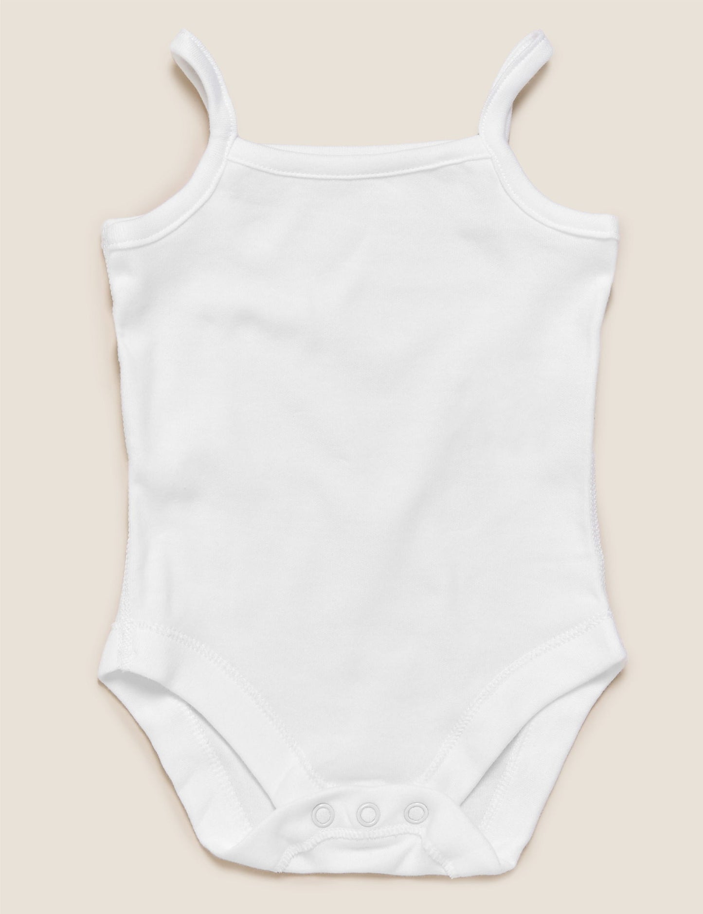 Saf Pamuklu 5'li Askılı Bodysuit (0-3 Yaş)