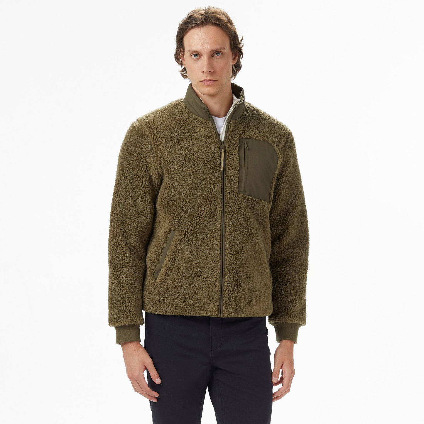 Nautica Erkek Yeşil Regular Fit Mont