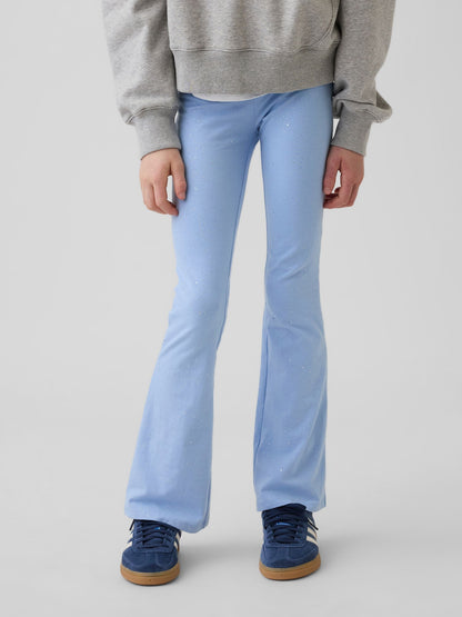 Açık Mavi Flare Legging Tayt